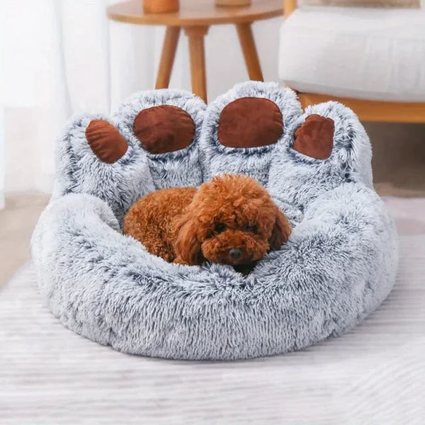 Snuggly Paw Shaped Pet Bed