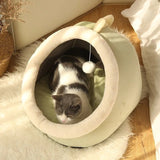 Cozy Cat Den: Washable & Semi-Enclosed House