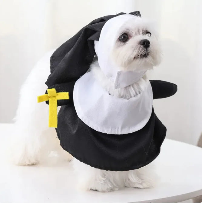 Pet Nun Halloween Outfit