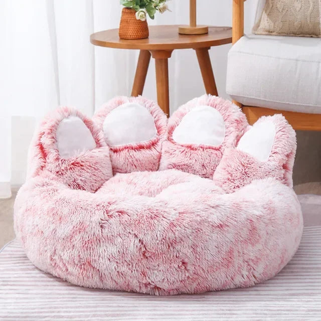 Snuggly Paw Shaped Pet Bed