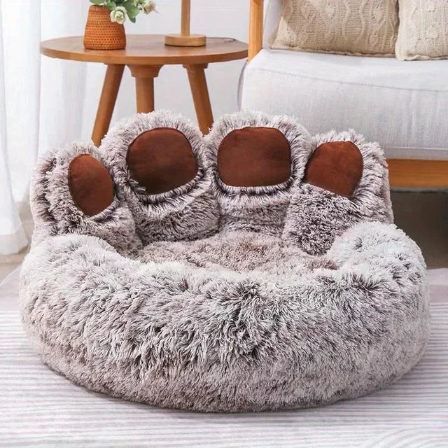 Snuggly Paw Shaped Pet Bed