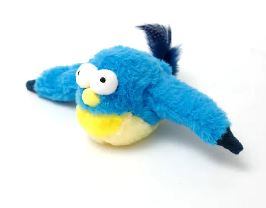 Jump & Chirp Electric Plush bird Toy for pets