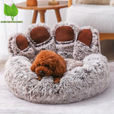 Snuggly Paw Shaped Pet Bed