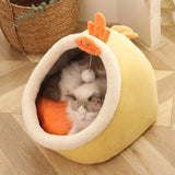 Cozy Cat Den: Washable & Semi-Enclosed House