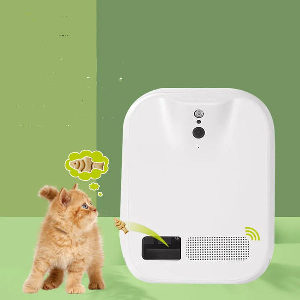 Rechargeable Wireless Pet Camera and Treat Dispenser